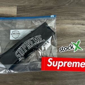 Supreme New Era Sequin Arc Logo Headband FW18